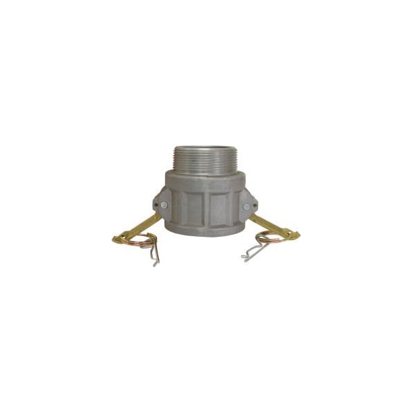 2" Aluminum Camlock Fitting - Female Coupler x MPT Thread